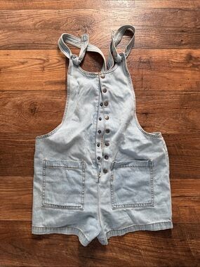 Forever 21 Jean Short Overalls